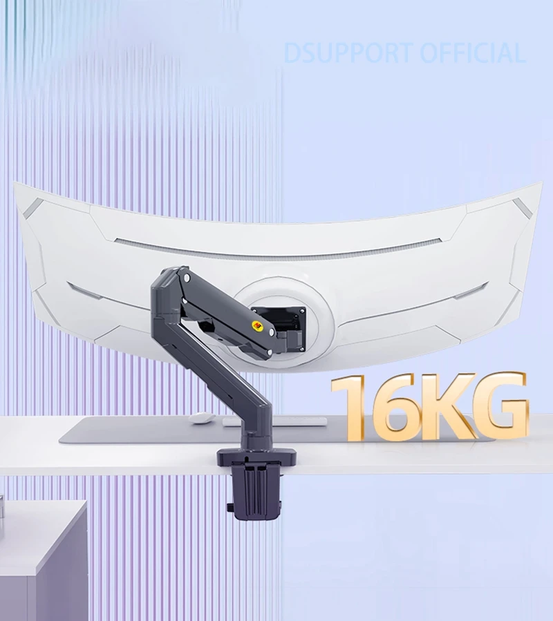 ขายร้อน NB G50 Ultra กว้าง Monitor Mount พอร์ต USB 27-45 นิ้ว Arc หน้าจอ Desktop Monitor ผู้ถือ Mechanical ฤดูใบไม้ผลิแขน 5-16