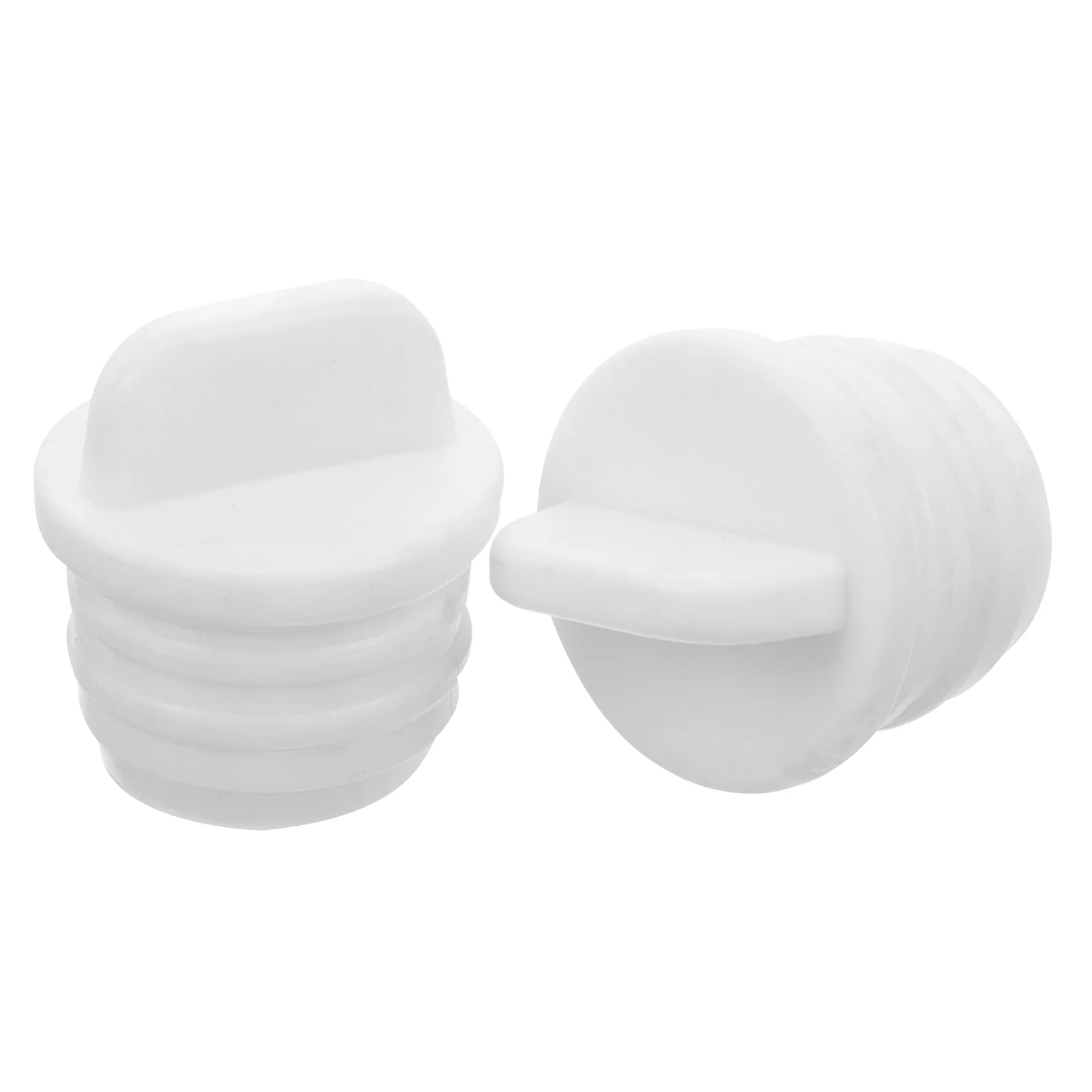 

2 Pcs Mop Bucket Stopper Small Outlet Rubber Stoppers Replacement Plug Drain Basket