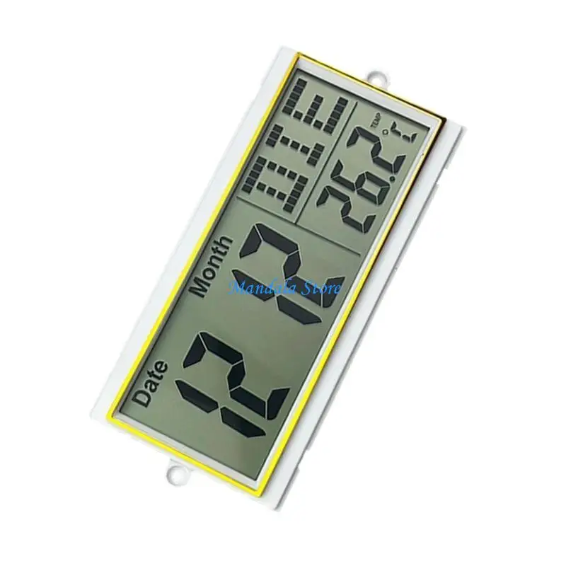 

U2JC Stylish Wall Clock with Temperature Lunars Date Display for Home, Office School