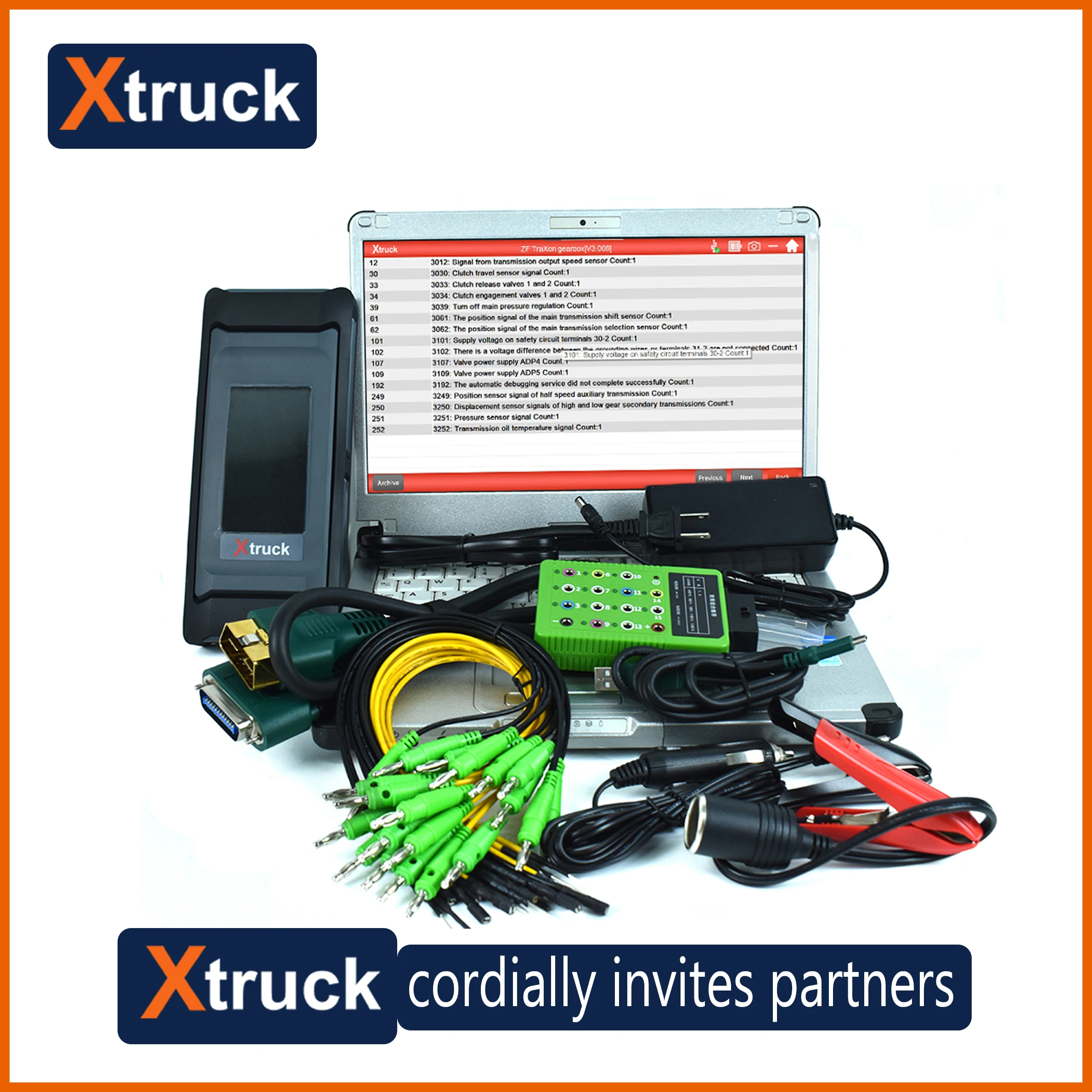 

Раetarder трансмиссии Xtruck AMT ABS для ZF EATON FAST Voith Dong Feng, диагностический инструмент для проверки шасси + ноутбук C2