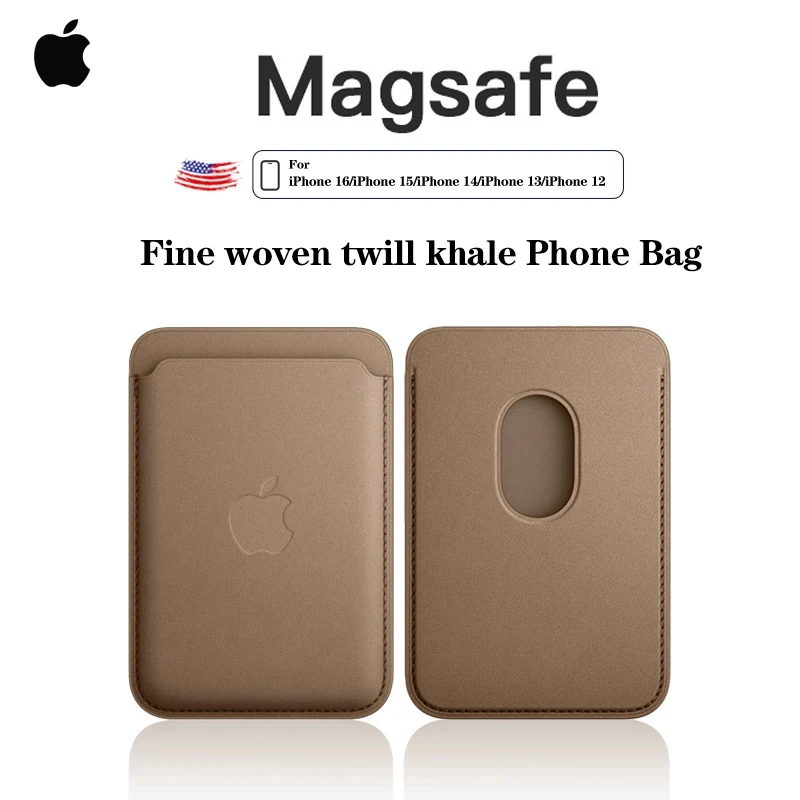 Original Apple Finewoven Magsafe wallet Magnetic Card holder Case For iPhone 12 13 14 16 15 Pro Max Plus cases Cover Slot Pocket