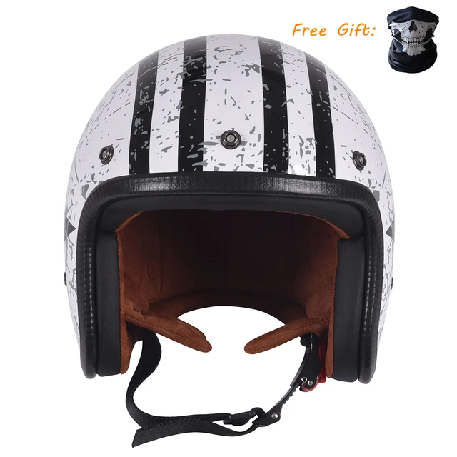 Casco fashion moto jet vintage