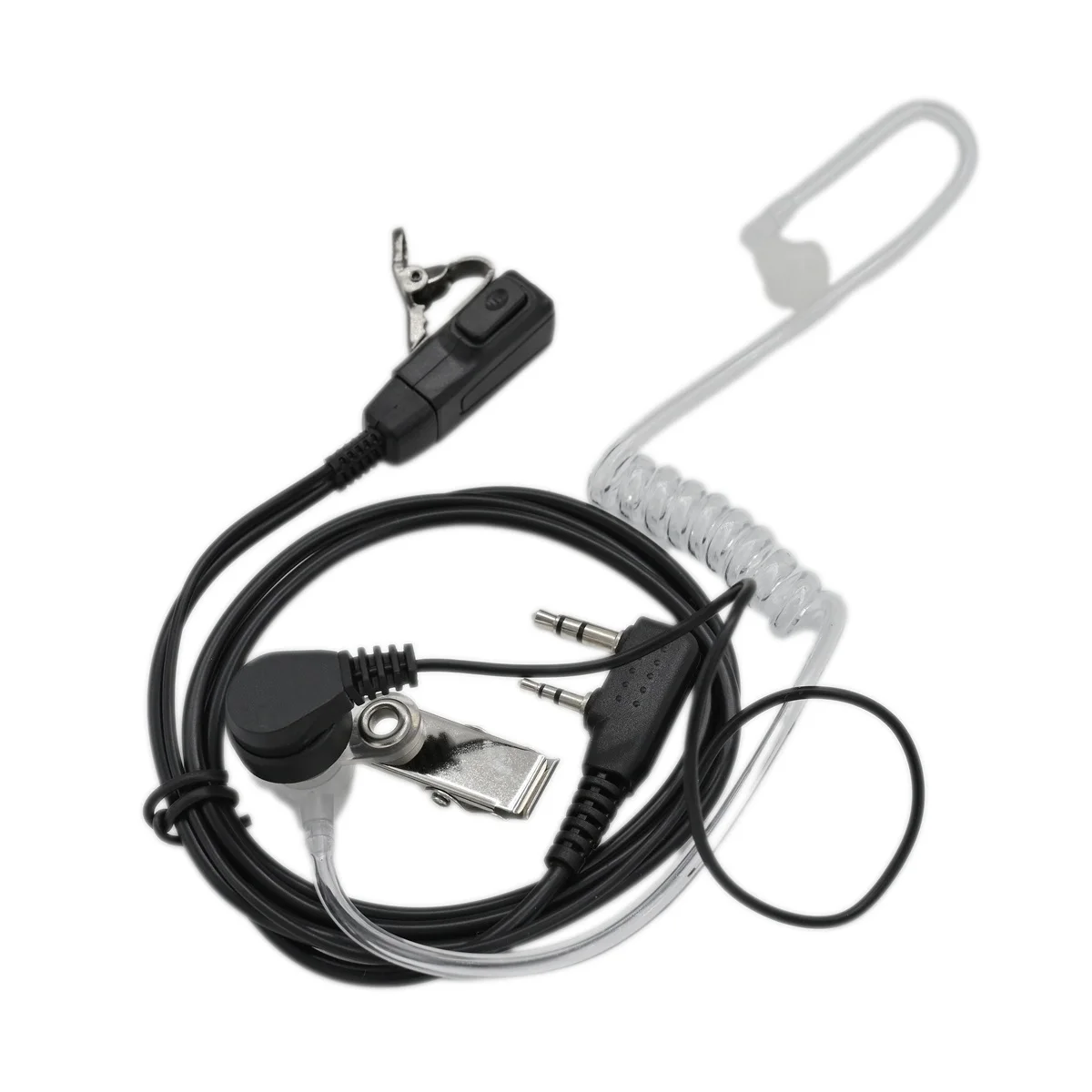 

Воздушно-акустическая трубка, 2-контактный разъем K для Kenwood Baofeng Puxing TYT WOUXUN UV5R TK-3000 TK-2000 HAM, скрытая гарнитура