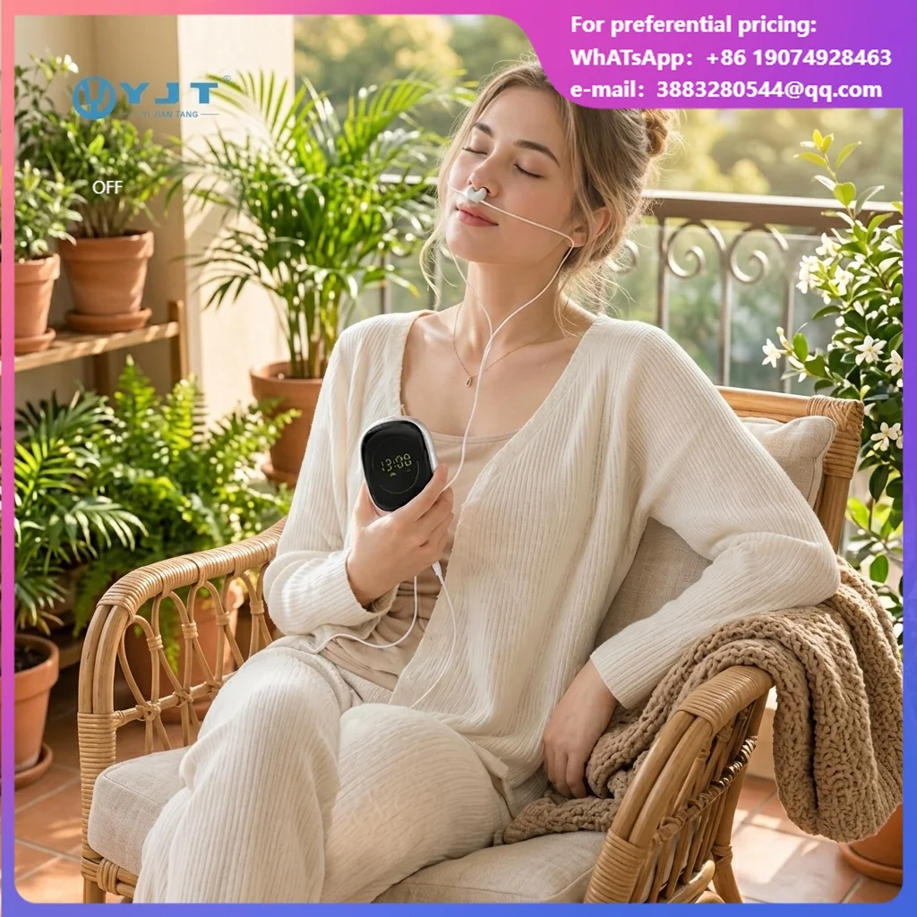 Rechargeable 650nm 830nm Laser Therapy Device, Cordless Rhinitis Relief Equipment With USB Charging For Travel & Daily Use