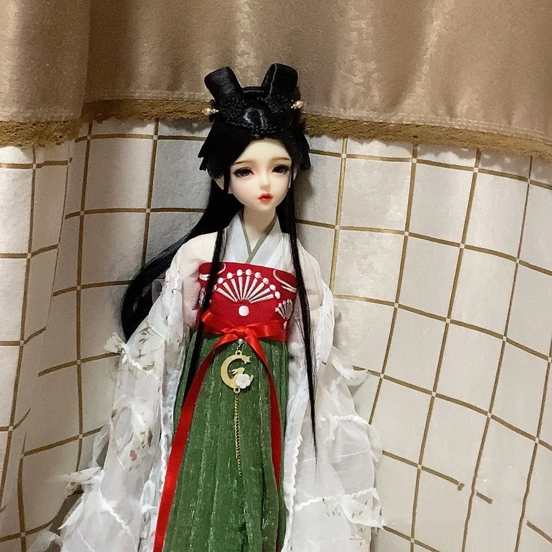 Ob27 figuer bjd altes kostüm robe hanfu fee kleid outfit für bjd/sd yosd msd sd13 mädchen puppen zubehör c2323