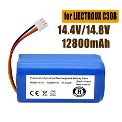 New.(For C30B) High Capacity Original Battery for LIECTROUX C30B Robot Vacuum Cleaner, 12800mAh, Lithium Cell, 1pc/pack