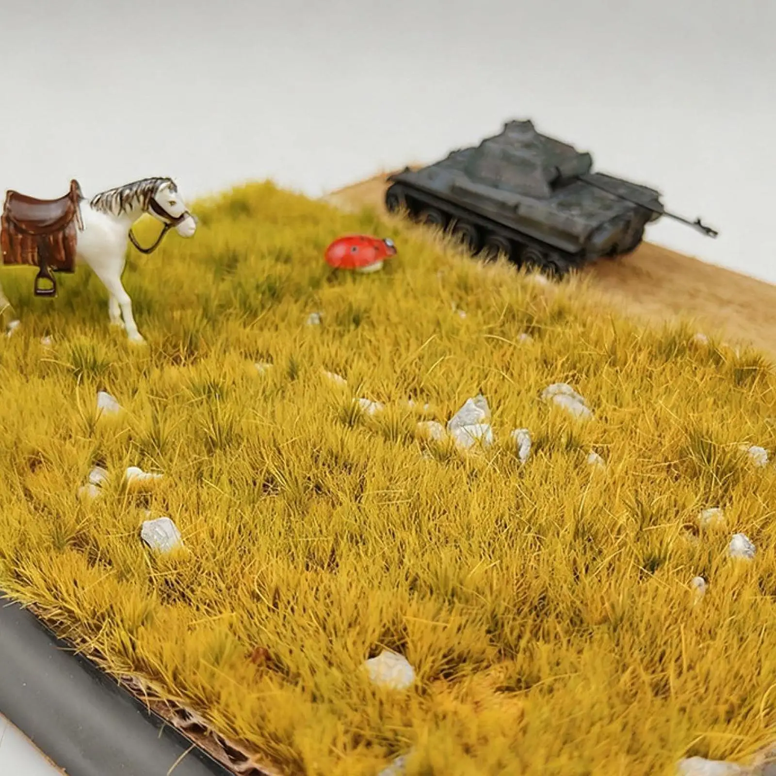Modelos de Césped Artificial para Dioramas, Racimos de Césped en Miniatura, Modelos de Césped Estático, Arbustos y Malezas en Miniatura para Decoración de Maquetas DIY