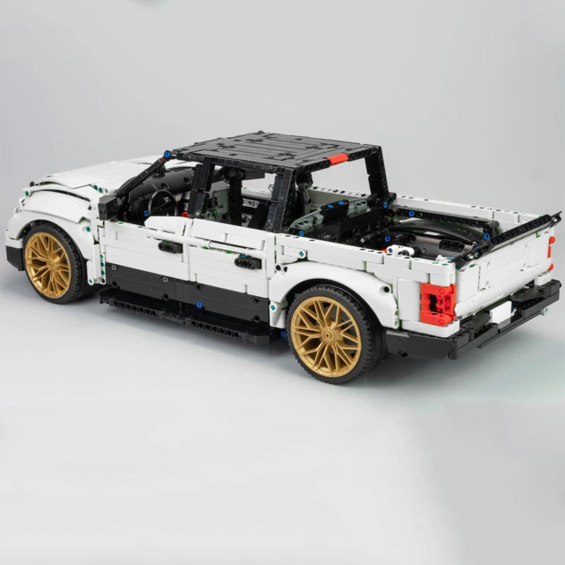 책상 장식 MOC 78624 테크니컬 픽업 트럭 키트 제작 모델 블록 슈퍼 차량 브릭 조립 장난감 크리스마스 선물 어린이용