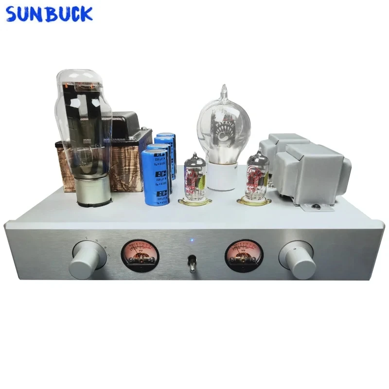 SUNBUCK 101D Vacuum Tube Preamp 2A3 300B Tube Preamplifier Transformer Output Input RCA XLR Balanced Preamp Amplifier Audio