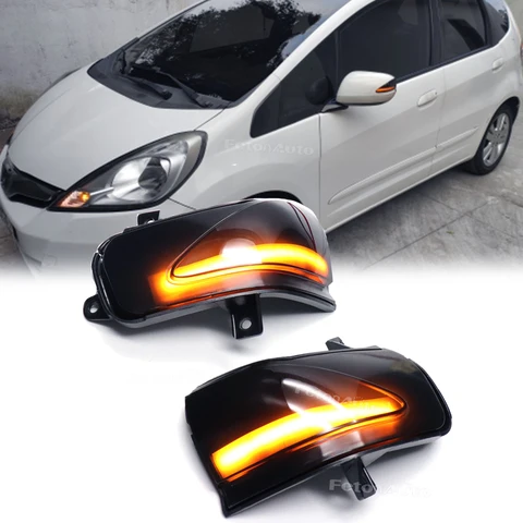 Для Honda Insight Fit/JAZZ GE6/ GE8 HYBRID GP1 INSIGHT ZE2 Динамический мигающий указатель поворота Светодиодный мигающий индикатор Боковая лампа