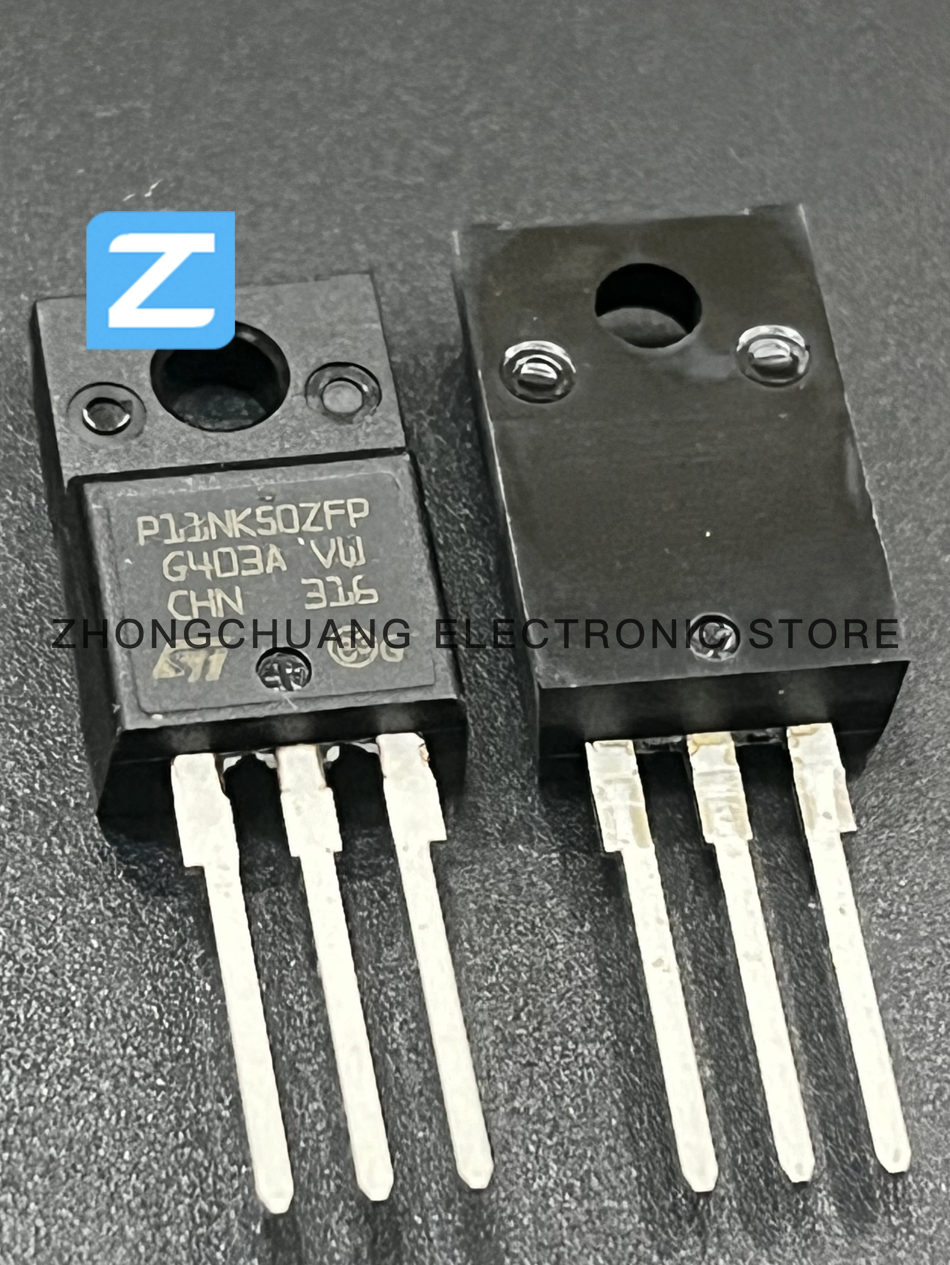 1-10 buah TO-220F 500V 10A n-channel MOSFET baru asli