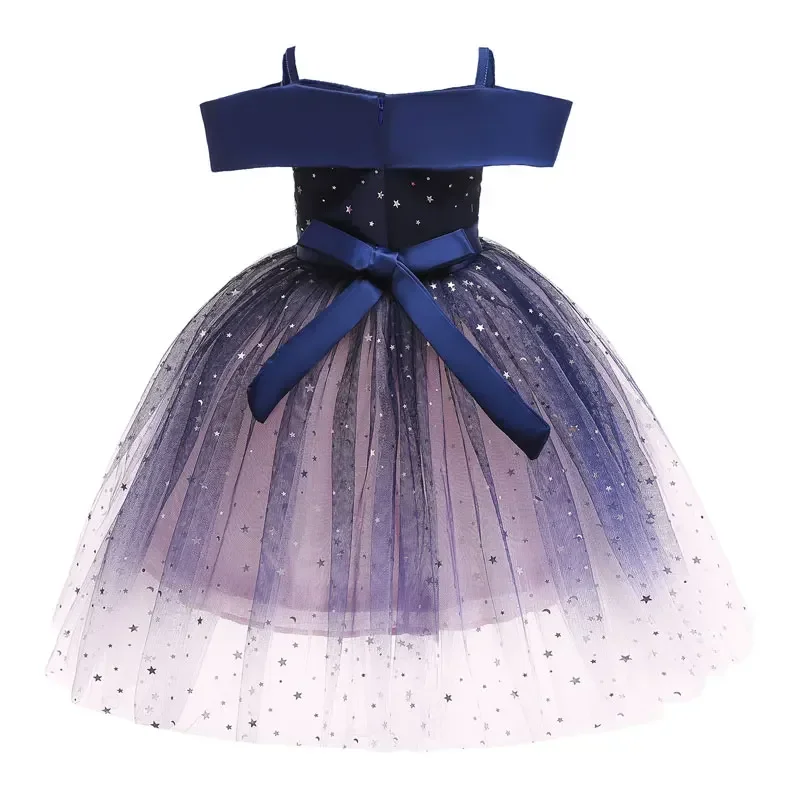 Summer Kids Dresses for Girls Toddler Girl Clothes Fashion Children's Princess Dress Sequined Girl Party Dresses 2-10 Years