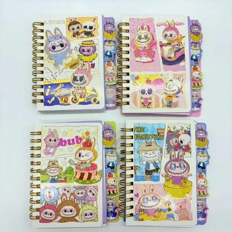 

Sweet Kawaii MINISO Anime Ins Fashion Labubu Coil Notebook Cartoon Cute Ledger Student Notepad Portable Ins Gifts for Girls