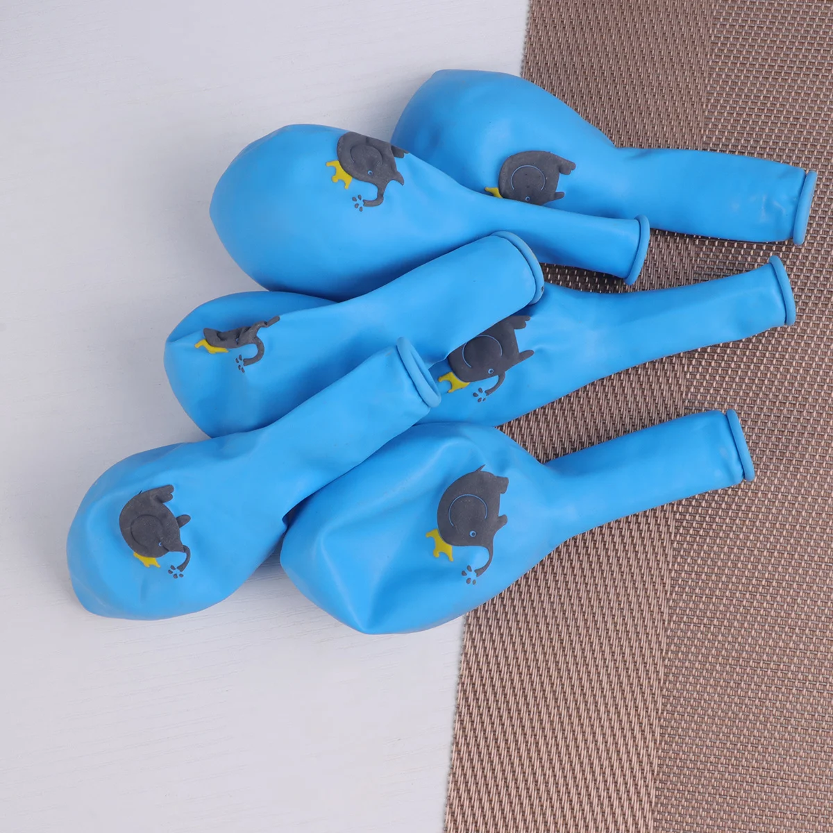 

10Pcs Cartoon Elephant Balloons Set Colorful Latex Party Balloons Kit 12 Inches Baby Birthday Party Decoration Supplies