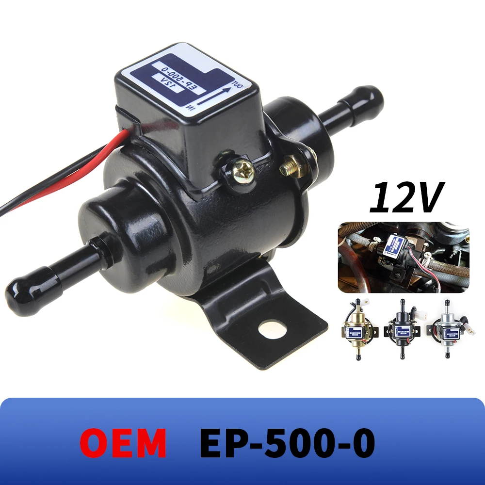 

Universal Electric Car Fuel Pump 12V Diesel Petrol Gasoline EP500-0 035000-0460 12585-52030 1258552031 EP5000 FP-1010-G EP-500-0