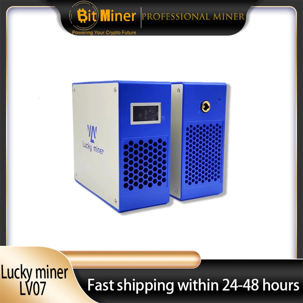 Крипто-Майнер Lucky Miner LV07 1TH/S Sha256, Биткоин-Майнер, машина для майнинга криптовалюты, BTC лотерея, Asic Майнер, этериум-Майнер