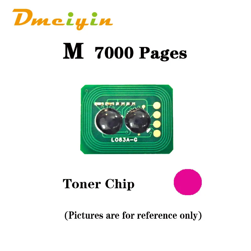 for OKI C810dn/C830dn JP and EUR Version Toner Chip  BK C M Y Color