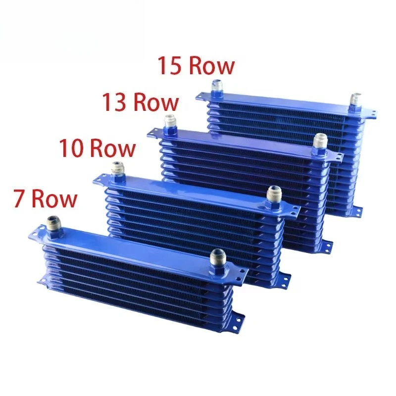 1126HOT MAX Universal 10 Rows AN10 Aluminum Japan Car Oil Cooler 1/1.2 m Oil Hoses Racing Engine Transmission Radiator Oil Coole