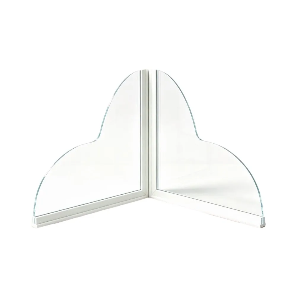 2 Pack For Splash Guard for Bathtub and Basin - Transparent Design Maintains View Curved Shape Blocks For Splash Water