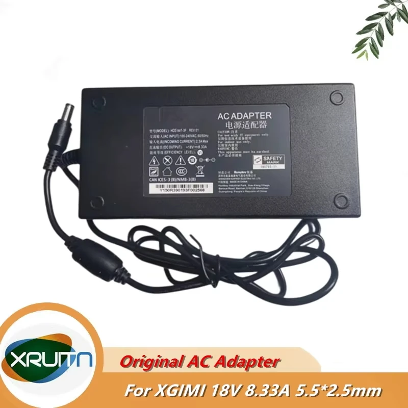 

Оригинальный источник питания для проектора XGIMI HDZ1501-3F, 18 В, 8,33 А, адаптер переменного тока, зарядное устройство, оригинальное