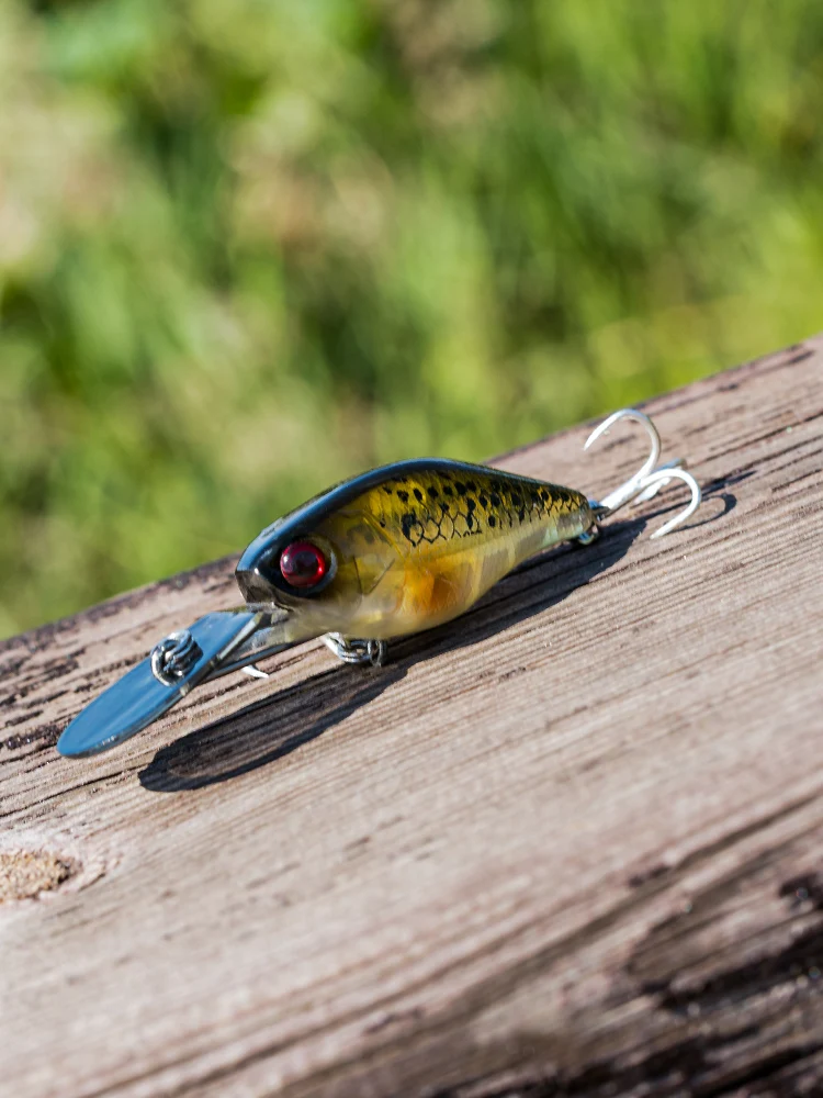 Kingdom Crazy Crankbaits Langsam sinkende Angelköder 5 g 50 mm Mini Minnow Swing Kleine Kurbeln Harte Köder Wobbler Angelgerät