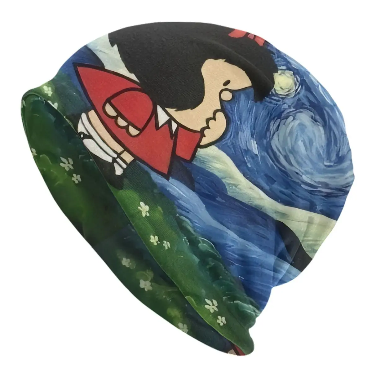 Unisex Winter Warm Bonnet Knit Hats Cool Mafaldaed Kawaii Vintage Quino Comic Cartoon Mang Anime Beanie Cap Beanies Caps For