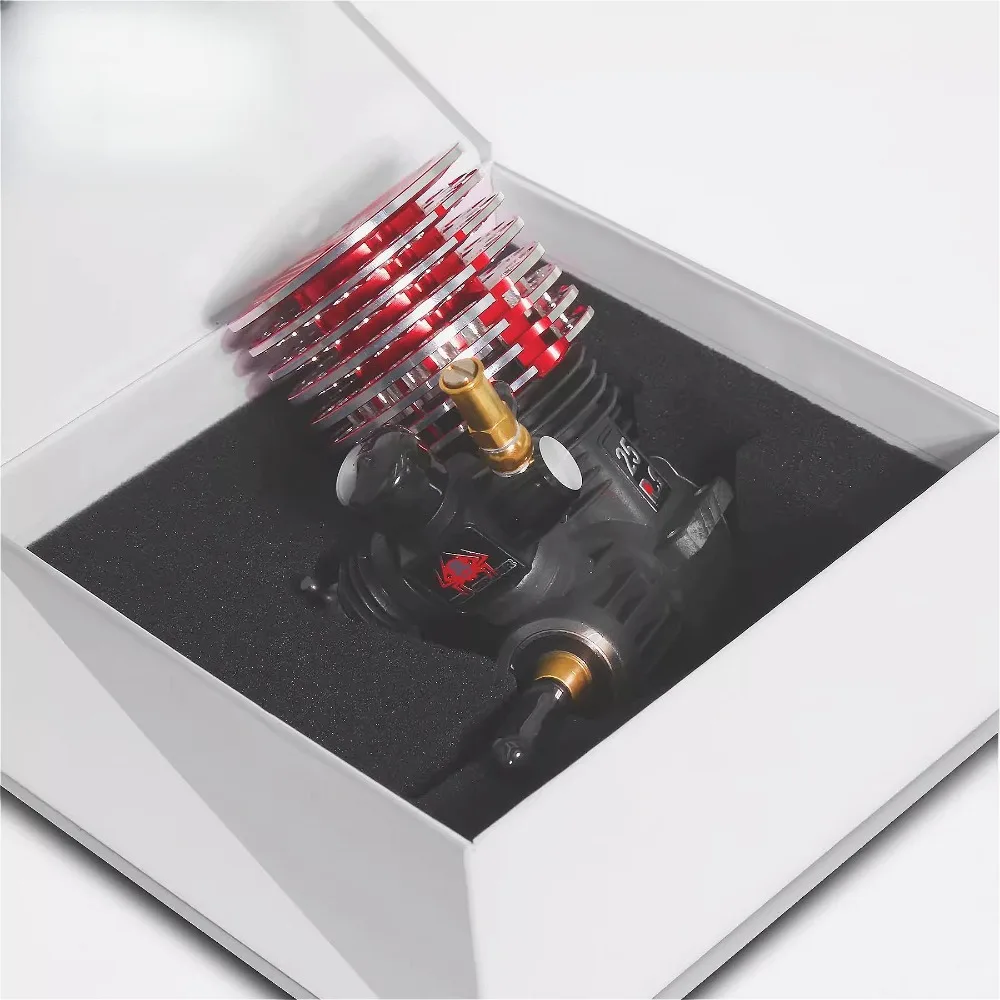 RS R159 Methanolmotor im Maßstab 1:8, 25-Grad-Metallmotor, ferngesteuerte Geländefahrzeuge, Universal-Motormodellbausatz
