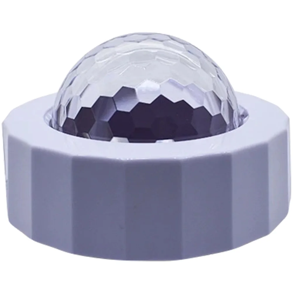 2 مجموعات البسيطة ديسكو الكرة أضواء السيارة LED USB شحن سيارة الداخلية جو مصابيح الصوت المنشط ضوء المحمولة كشاف إضاءة للحفلات