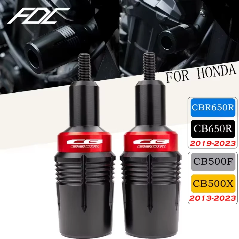 For HONDA CBR650R CB650R 2019-2023 CB500F CB500X 2013-2023 Motorcycle Frame Sliders Falling Protection Engine Crash Protectors