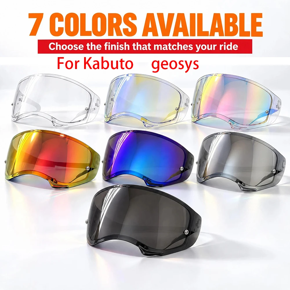 Helmet Visor lens Motorcycle Face Helmet Visor Replacement Lens Fit for OGK Kabuto Geosys