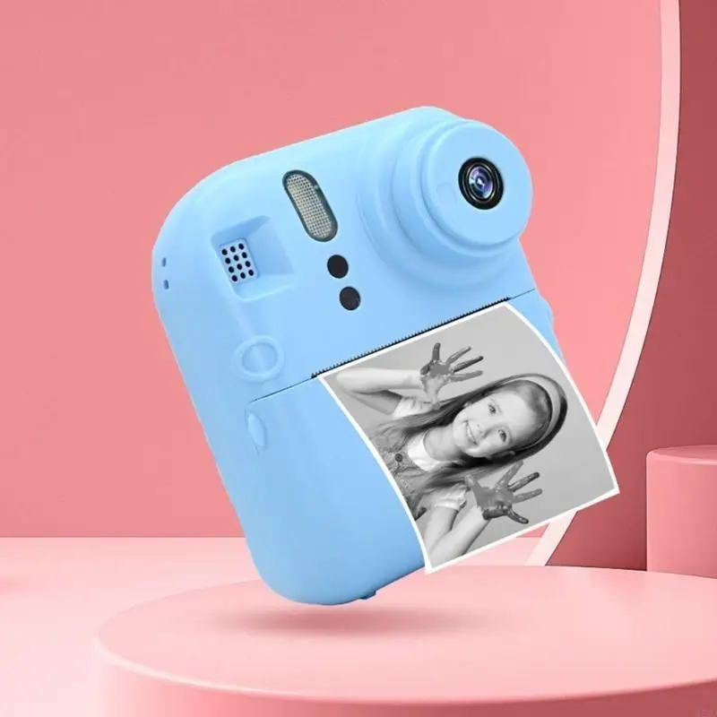 85WD Trẻ động ngay lập tức in máy ảnh với in có độ phân giải cao, 2 cuộn giấy bao gồm bộ lọc khung hoạt hình DIY