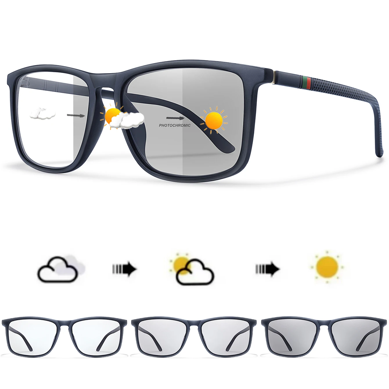 Männer Frauen Klassische Radfahren Photochrome Sonnenbrille Reise Fahren Angeln Männliche Brillen UV400 Luxus Platz Vintage Sonnenbrille