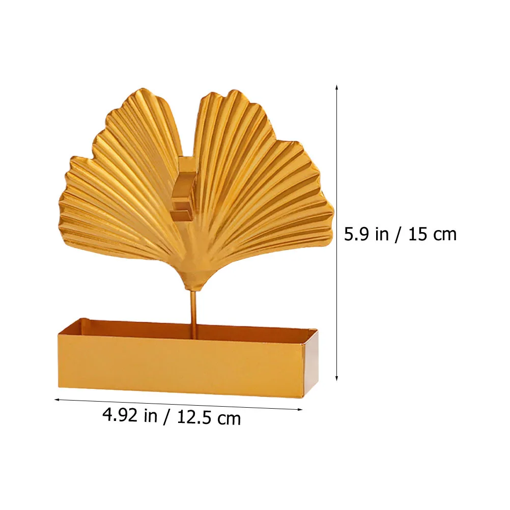 1pc Ginkgo Leaf Holder Exquisite Incense Rack For Indoor Use Stylish Burner Decorative Iron Bracket Delicate