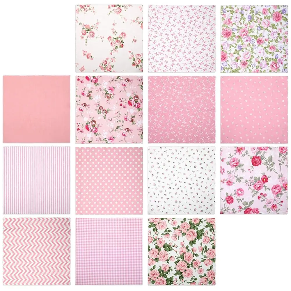 

42Pcs Layer Cakes 10x10 Inch Squares for Quilting, Cotton Fabric Squares Pre-Cut 10x10 Inch Layer Cake Fabric Quilting Suppli