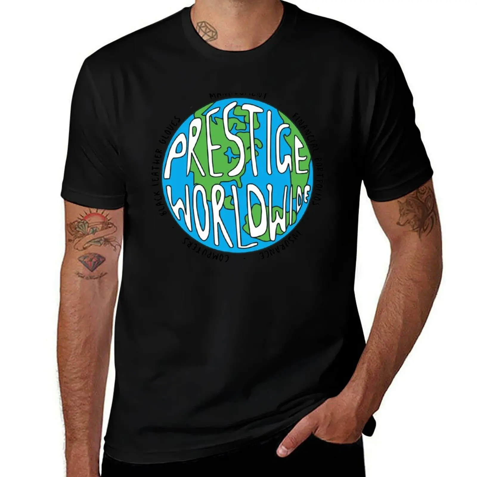 Prestige WorldWide T-Shirt Trendy Pattern for Men T-Shirt