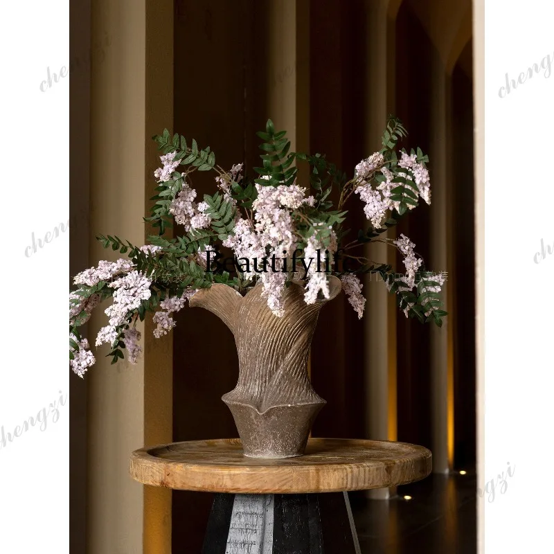 Flower art ceramic flower ware home decoration ornaments B & B living room dining room flower arrangement