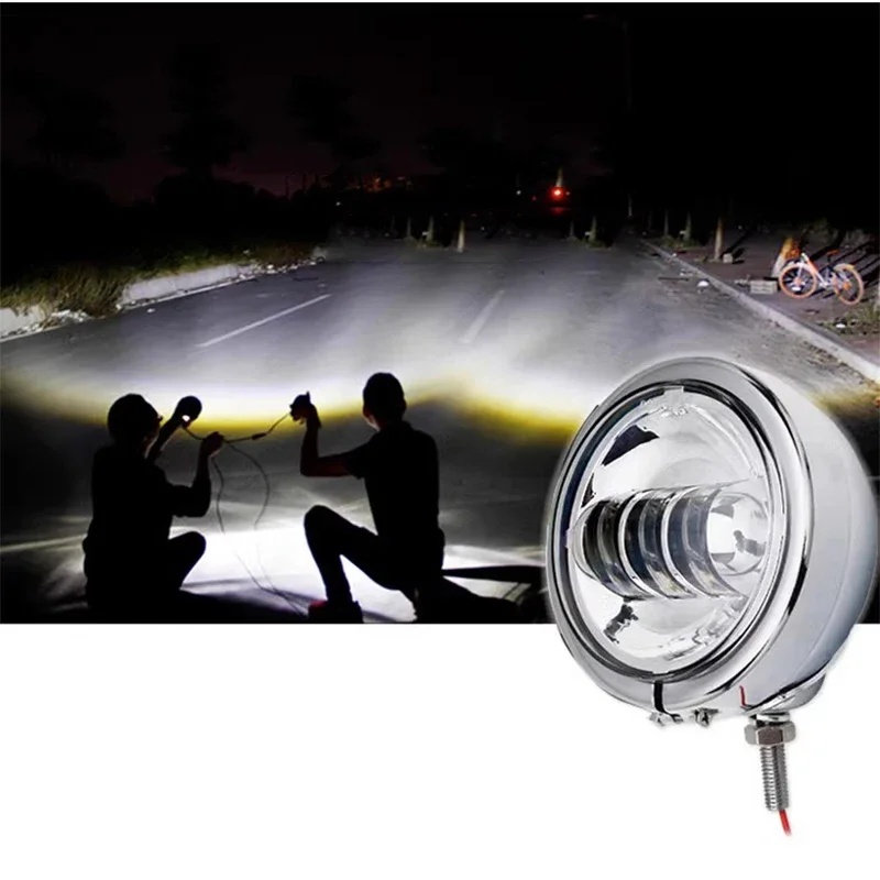 Afbeelding 6: Motorfiets Richtingaanwijzer LED Spotlight Mistlamp Beugel Voor Harley Road King FLHR 1994-2019 Electra Street Glide FLHX 2014-2019