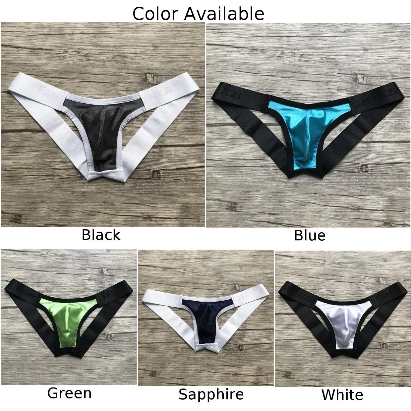 Underpants Briefs Underwear Backless Panties Pouches Sexy Shorts Soft Thong Thongs Bikini Bulge G-string Fashion