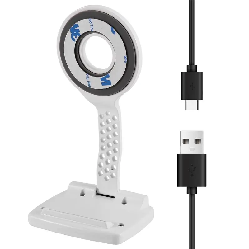 [NEW A09R!】 Portable Foldable Clip-On Phone Flash Light Eye-Caring LED Mobile Phone Night Reading Eye Protection Lamp Magnetic