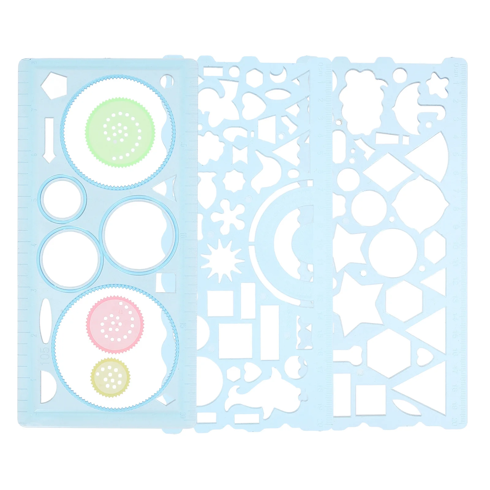 Рисунок 4 - 1 комплект геометрических шаблонов