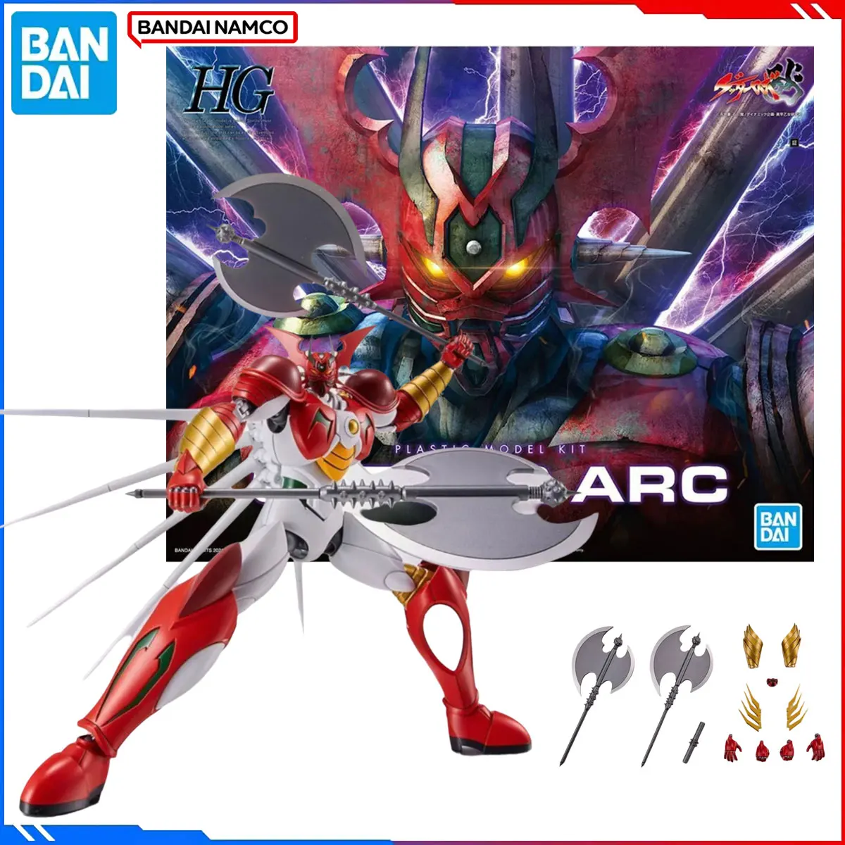 

Подлинная Bandai, оригинальная фигурка Getter Robo Arc, наборы моделей HG 1/144, аниме-фигурки Getter ARC, экшн-модель, игрушки, подарок для детей