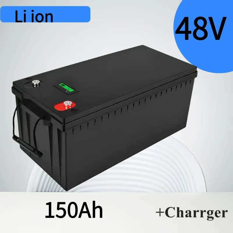 

48v Batería de repuesto de litio de150AH, 100Ah, 5kwh, 7kwh para carrito de Golf, respaldo, RV, EV, inversor, sistema Solar +