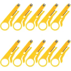 10/3PCS Cable Stripping Wire Cutter Crimping Tool Multi Stripper Knives Crimper Pliers Mini Portable Decrustation Electrical