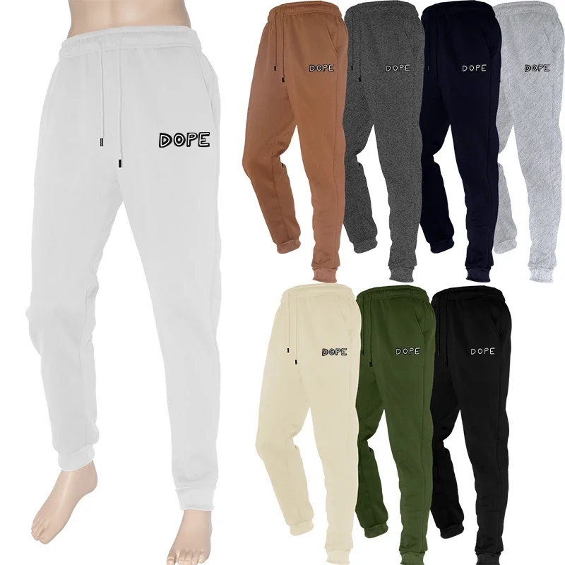 

Men's Tapered Joggers Fleece Sweatpants with Zip Pockets Running for Workout Gym