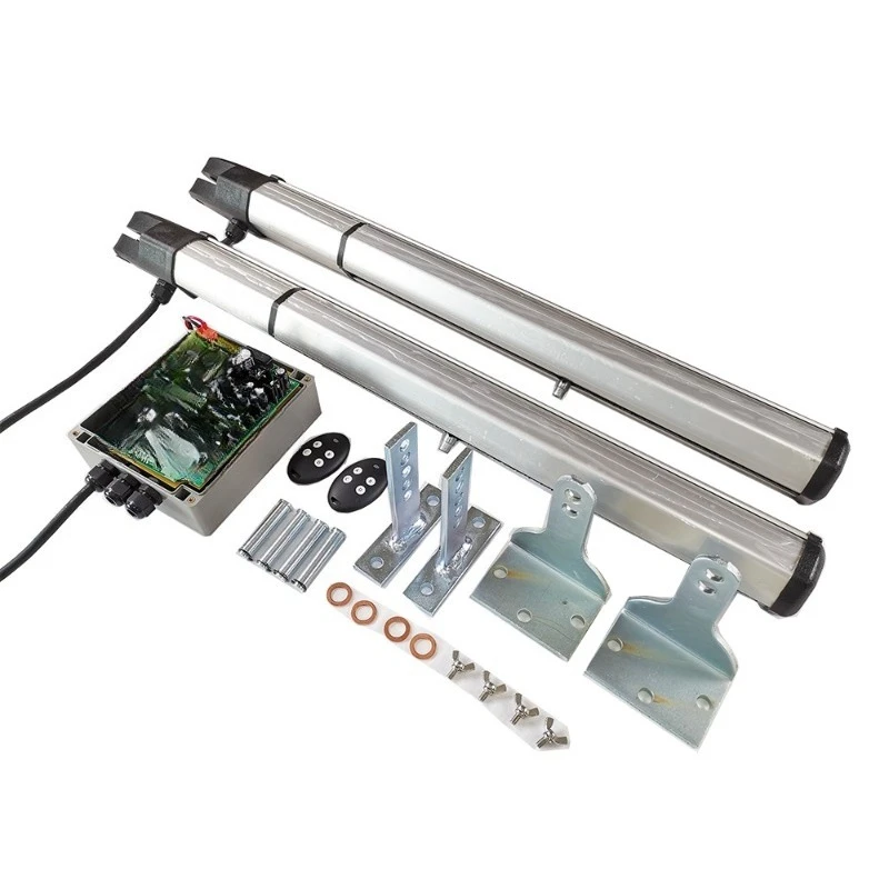 

200Kg solar battery intelligent straight arm pull arm remote control eight-character swing door motor folio fence wrought iron