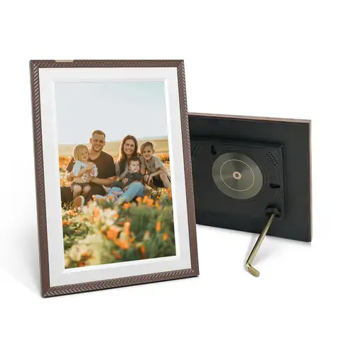 New ARZOPA Digital Picture Frame 10.1 Inch Smart WiFi Digital Photo Frame 32GB with 1280x800 IPS Touch Screen,D10
