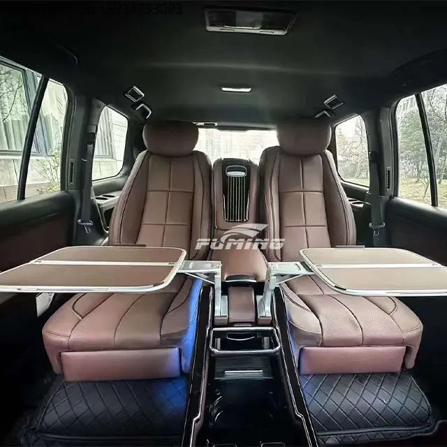 For Maybach Luxury Upgrade for Mercedes Benz Cars Two-Row Office Dining Desk Board Interior Kits Model Fit