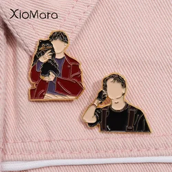 Kpop Band Boys Enamel Pin Star Souvenir Fans Support Collection Brooch Lapel Backpack Badge Fashion Jewelry Gifts For Friends