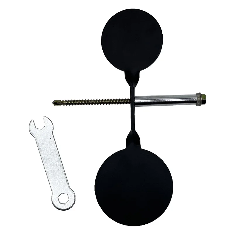 Thickened 3mm indoor and outdoor slingshot Pellet Gun shooting practice double-headed round target 360-degree rotating