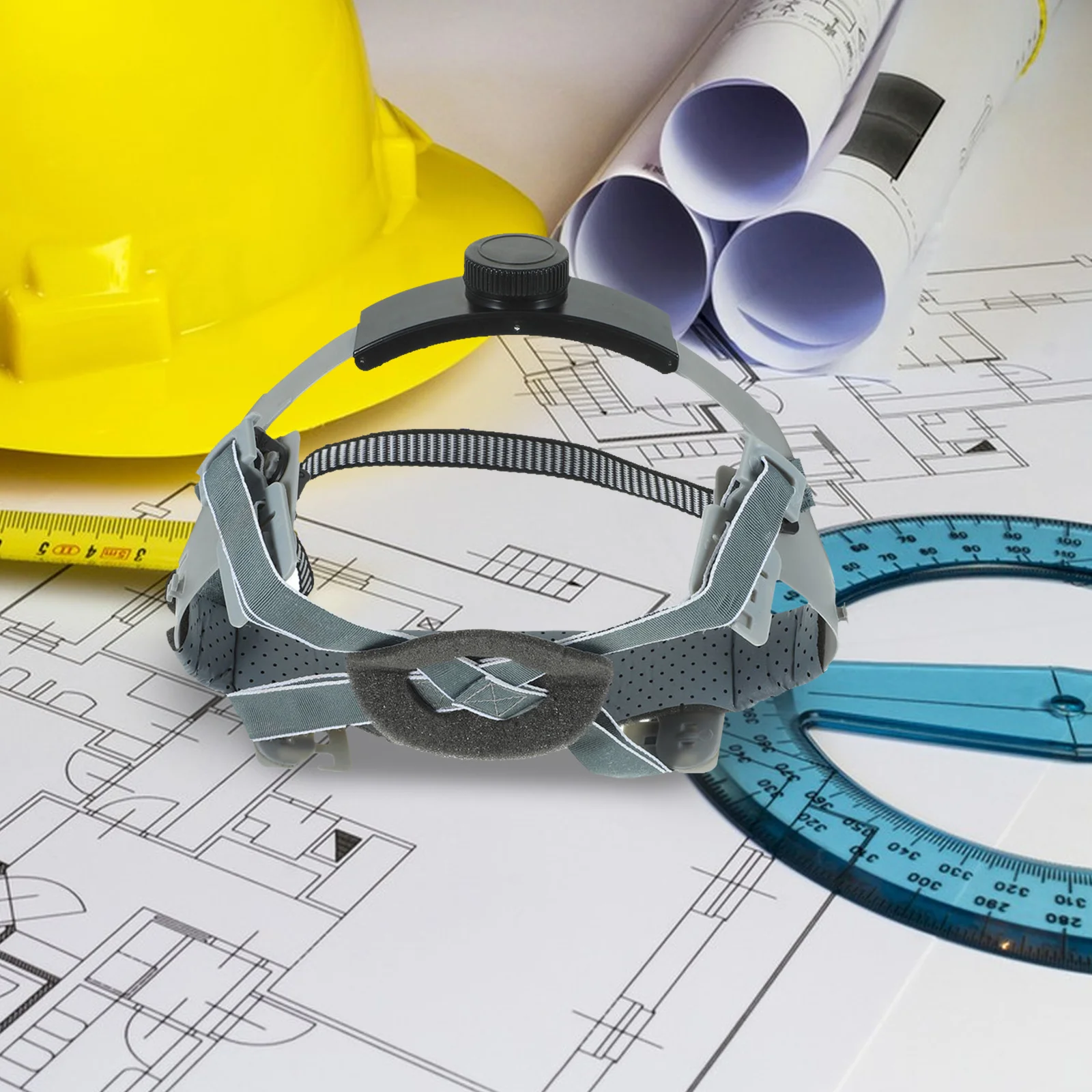 2 قطعة استبدال بطانة صلبة قابلة للتعديل نظام تعليق السلامة حماية الرأس تنفس لصناعة البناء #2